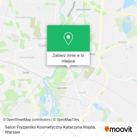 Mapa Salon Fryzjersko Kosmetyczny Katarzyna Wajda