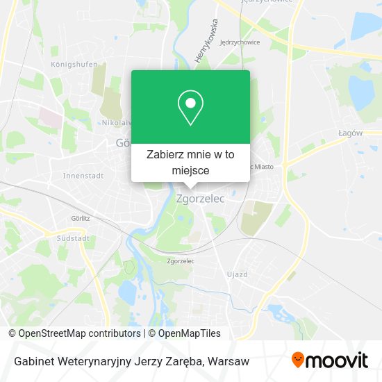 Mapa Gabinet Weterynaryjny Jerzy Zaręba