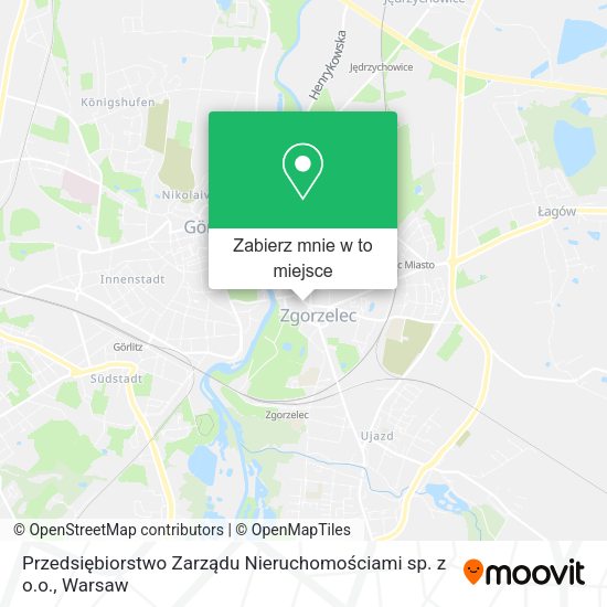 Mapa Przedsiębiorstwo Zarządu Nieruchomościami sp. z o.o.