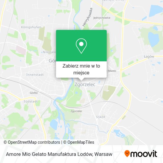 Mapa Amore Mio Gelato Manufaktura Lodów