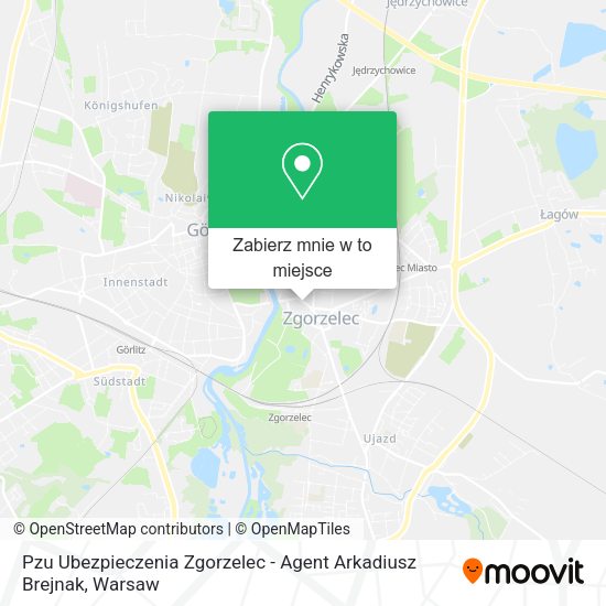 Mapa Pzu Ubezpieczenia Zgorzelec - Agent Arkadiusz Brejnak