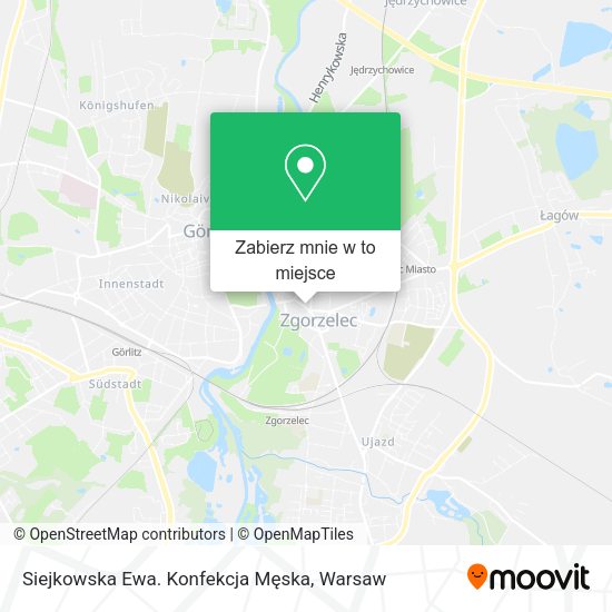 Mapa Siejkowska Ewa. Konfekcja Męska