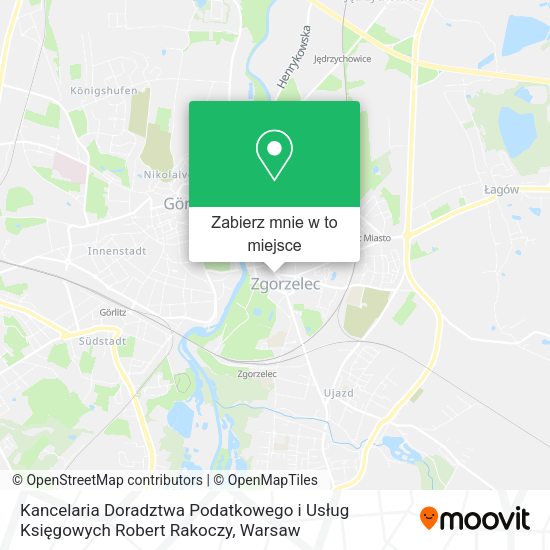 Mapa Kancelaria Doradztwa Podatkowego i Usług Księgowych Robert Rakoczy