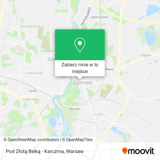 Mapa Pod Złotą Belką - Karczma