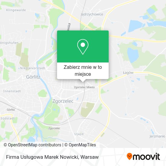 Mapa Firma Usługowa Marek Nowicki