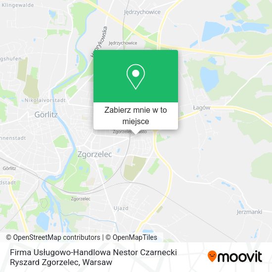 Mapa Firma Usługowo-Handlowa Nestor Czarnecki Ryszard Zgorzelec