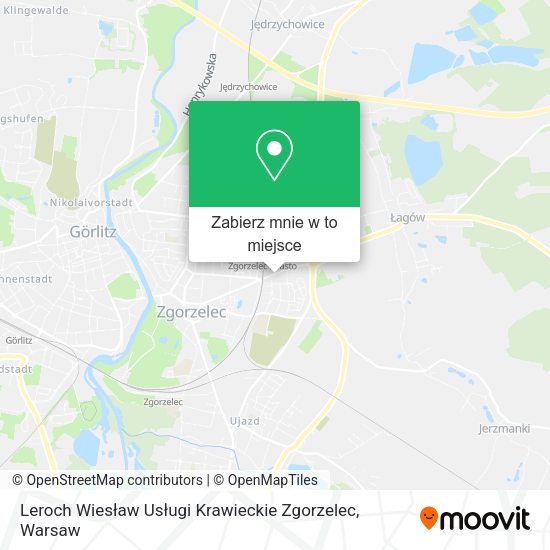 Mapa Leroch Wiesław Usługi Krawieckie Zgorzelec