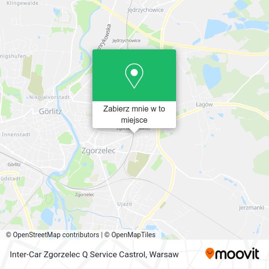 Mapa Inter-Car Zgorzelec Q Service Castrol