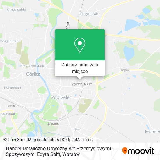 Mapa Handel Detaliczno Obwozny Art Przemyslowymi i Spozywczymi Edyta Saifi