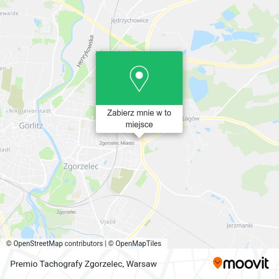 Mapa Premio Tachografy Zgorzelec