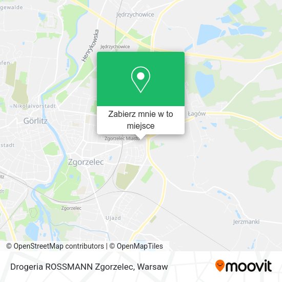 Mapa Drogeria ROSSMANN Zgorzelec