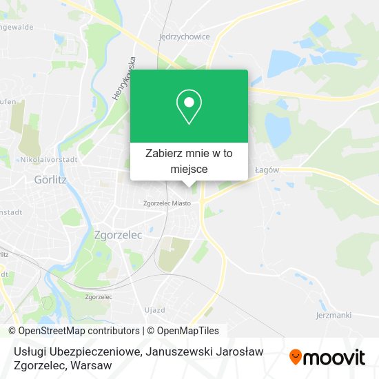 Mapa Usługi Ubezpieczeniowe, Januszewski Jarosław Zgorzelec