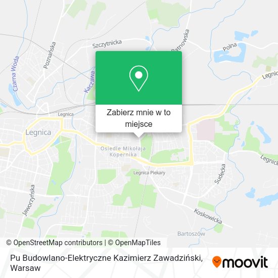 Mapa Pu Budowlano-Elektryczne Kazimierz Zawadziński