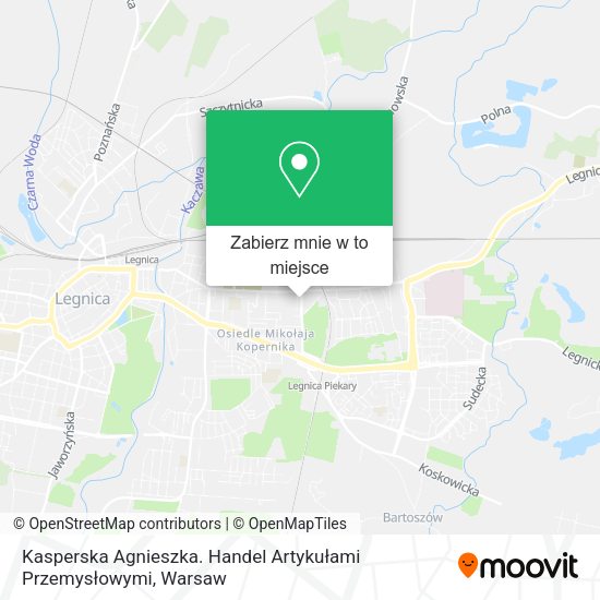 Mapa Kasperska Agnieszka. Handel Artykułami Przemysłowymi