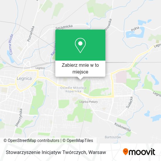 Mapa Stowarzyszenie Inicjatyw Twórczych