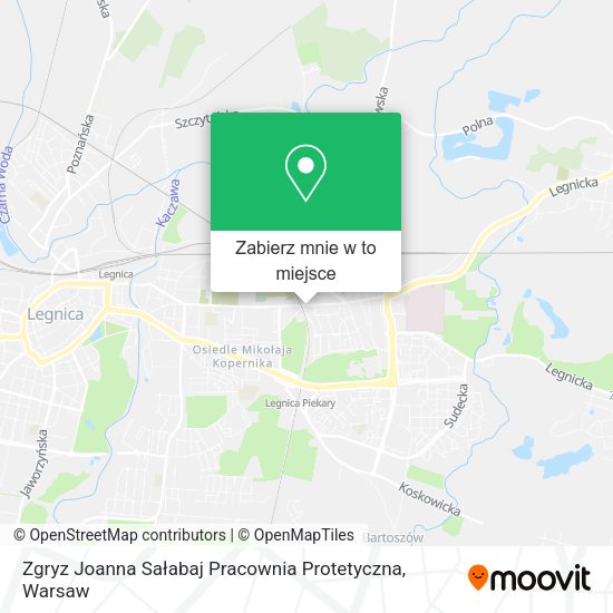 Mapa Zgryz Joanna Sałabaj Pracownia Protetyczna