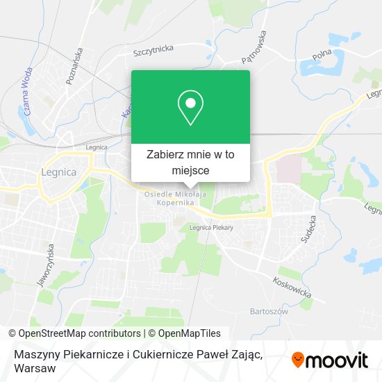 Mapa Maszyny Piekarnicze i Cukiernicze Paweł Zając