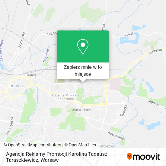 Mapa Agencja Reklamy Promocji Karolina Tadeusz Taraszkiewicz