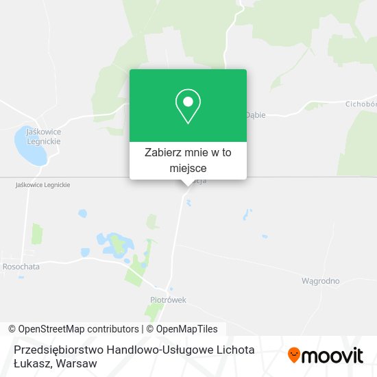 Mapa Przedsiębiorstwo Handlowo-Usługowe Lichota Łukasz