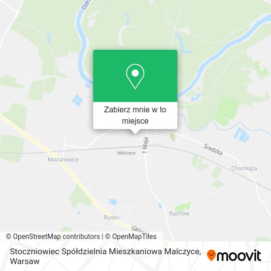 Mapa Stoczniowiec Spółdzielnia Mieszkaniowa Malczyce