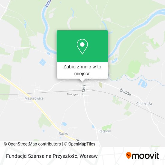 Mapa Fundacja Szansa na Przyszłość