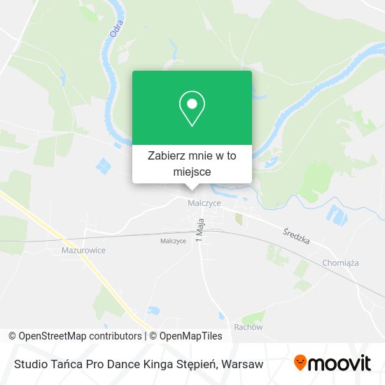 Mapa Studio Tańca Pro Dance Kinga Stępień