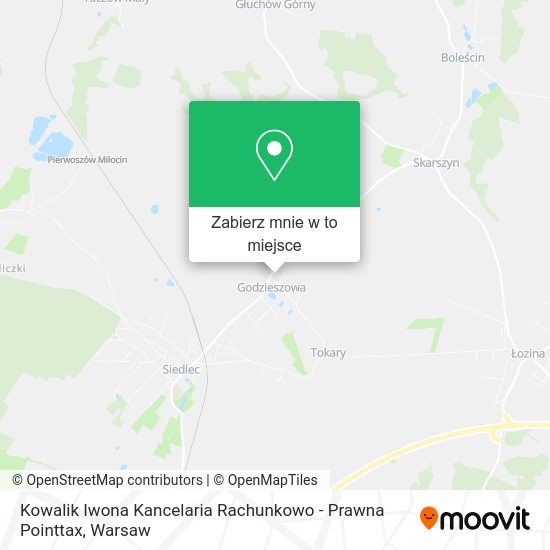 Mapa Kowalik Iwona Kancelaria Rachunkowo - Prawna Pointtax