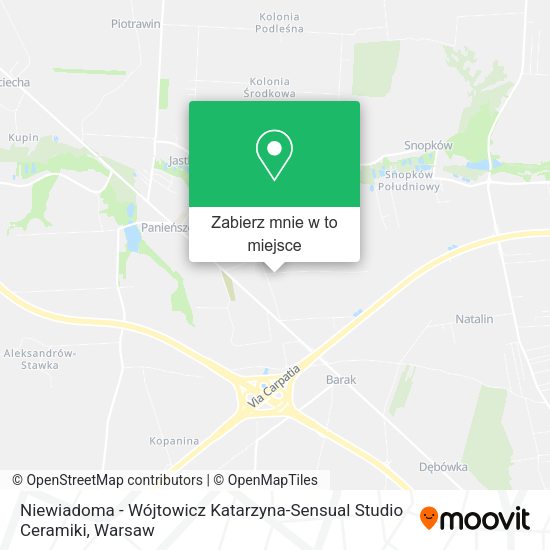 Mapa Niewiadoma - Wójtowicz Katarzyna-Sensual Studio Ceramiki