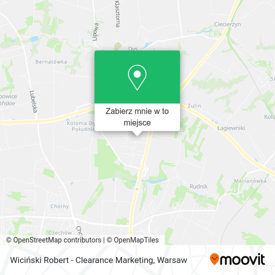 Mapa Wiciński Robert - Clearance Marketing