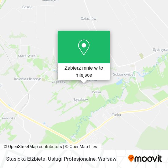 Mapa Stasicka Elżbieta. Usługi Profesjonalne