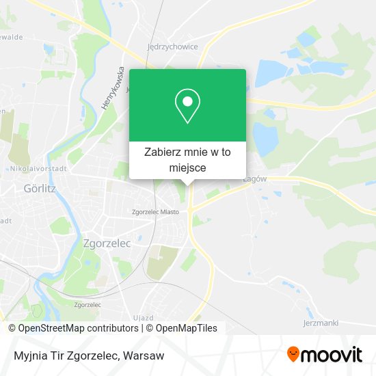 Mapa Myjnia Tir Zgorzelec