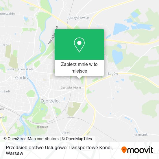 Mapa Przedsiebiorstwo Uslugowo Transportowe Kondi