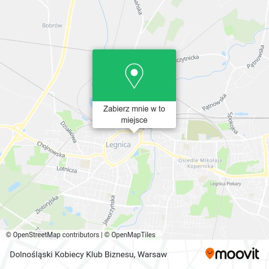 Mapa Dolnośląski Kobiecy Klub Biznesu