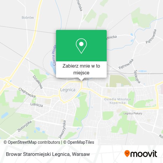 Mapa Browar Staromiejski Legnica