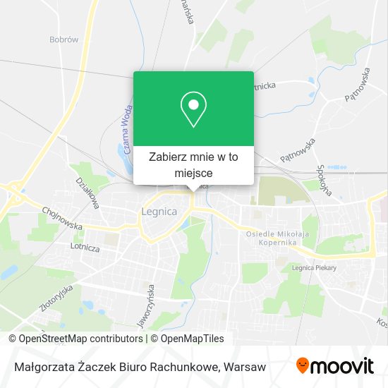 Mapa Małgorzata Żaczek Biuro Rachunkowe