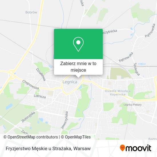 Mapa Fryzjerstwo Męskie u Strażaka