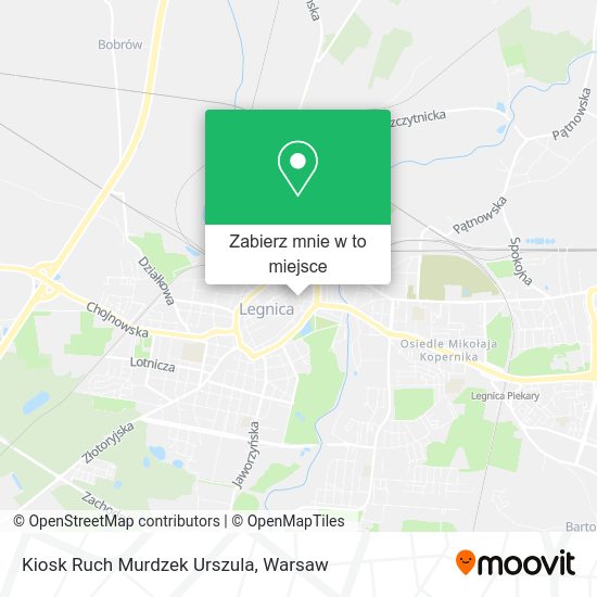 Mapa Kiosk Ruch Murdzek Urszula