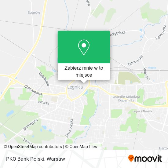 Mapa PKO Bank Polski