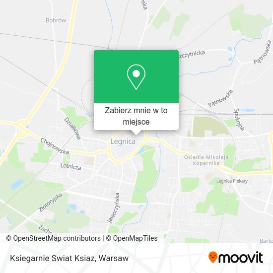 Mapa Ksiegarnie Swiat Ksiaz