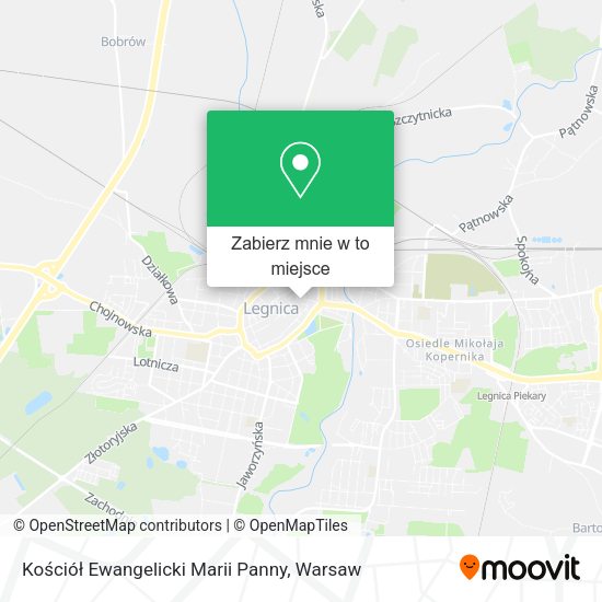 Mapa Kościół Ewangelicki Marii Panny