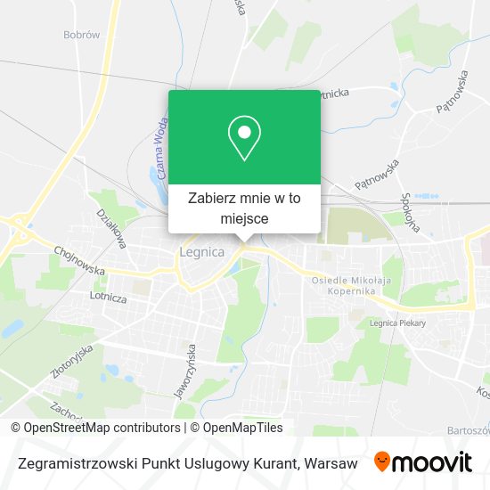 Mapa Zegramistrzowski Punkt Uslugowy Kurant