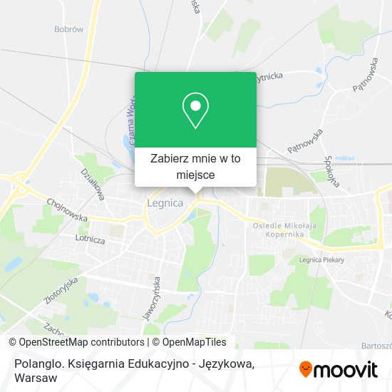 Mapa Polanglo. Księgarnia Edukacyjno - Językowa