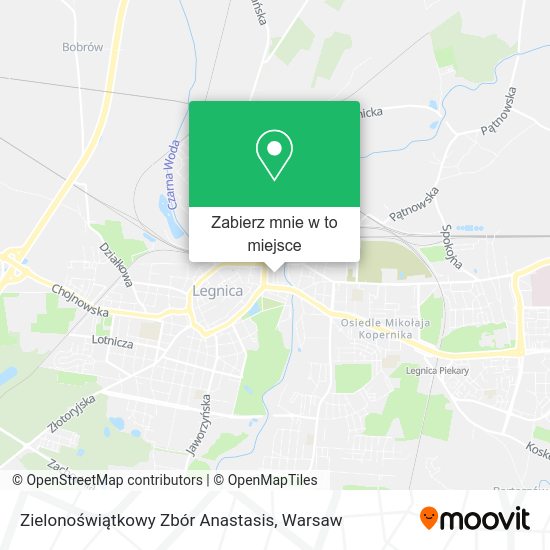 Mapa Zielonoświątkowy Zbór Anastasis