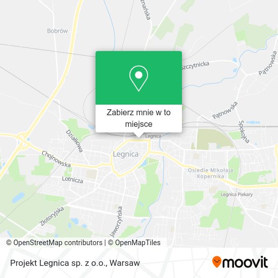 Mapa Projekt Legnica sp. z o.o.