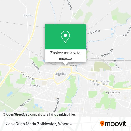 Mapa Kiosk Ruch Maria Żółkiewicz