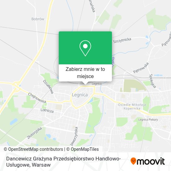 Mapa Dancewicz Grażyna Przedsiębiorstwo Handlowo-Usługowe