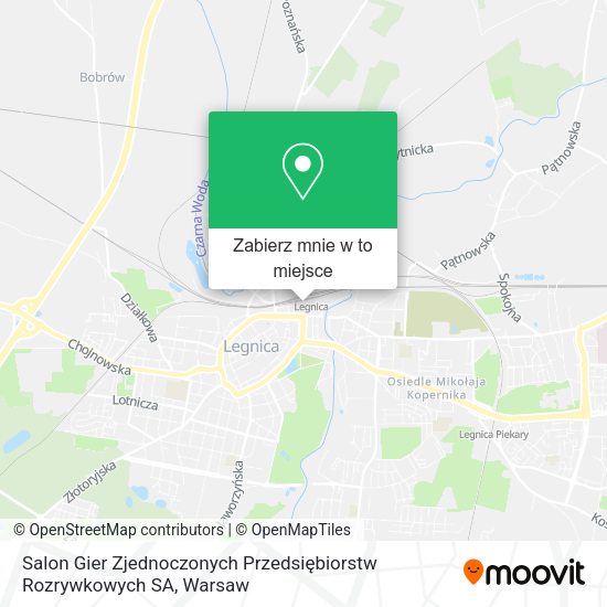 Mapa Salon Gier Zjednoczonych Przedsiębiorstw Rozrywkowych SA