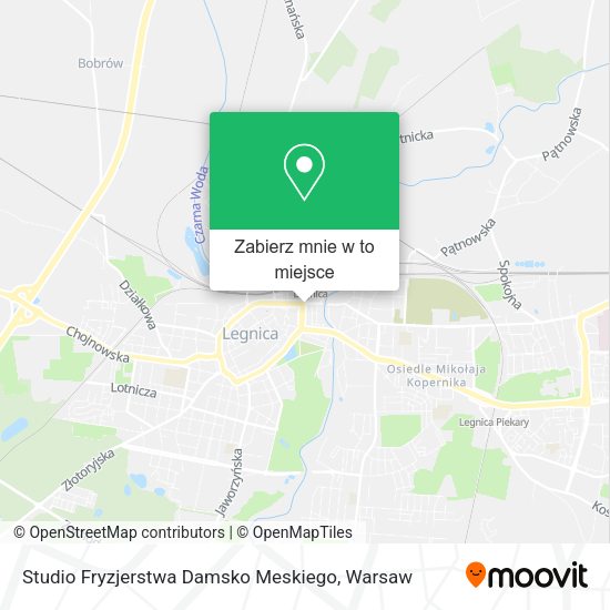 Mapa Studio Fryzjerstwa Damsko Meskiego