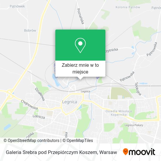 Mapa Galeria Srebra pod Przepiórczym Koszem