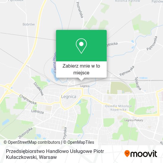 Mapa Przedsiębiorstwo Handlowo Usługowe Piotr Kułaczkowski